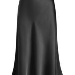 satain silk skirt