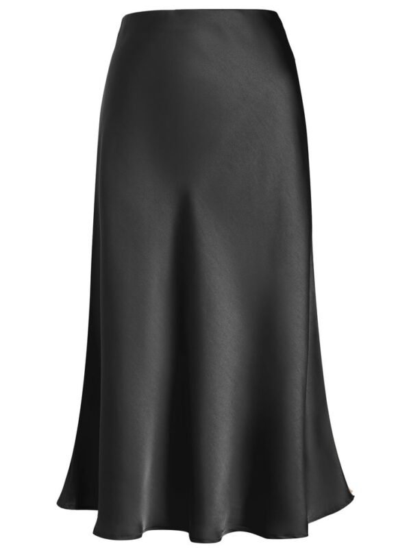 satain silk skirt