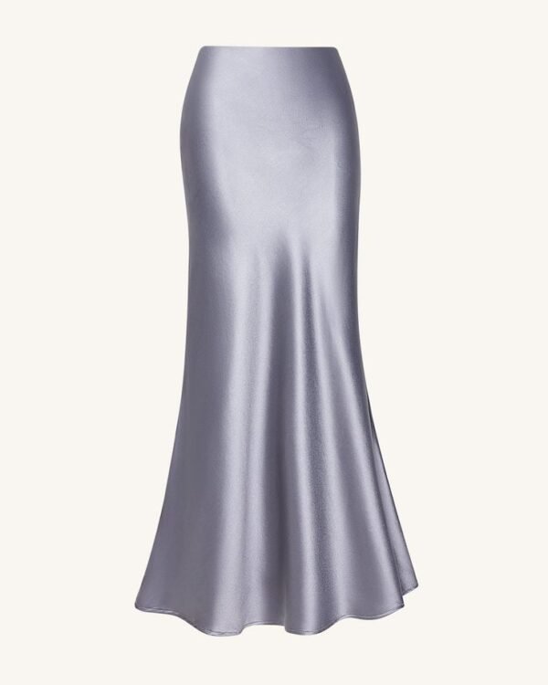 satain silk skirt