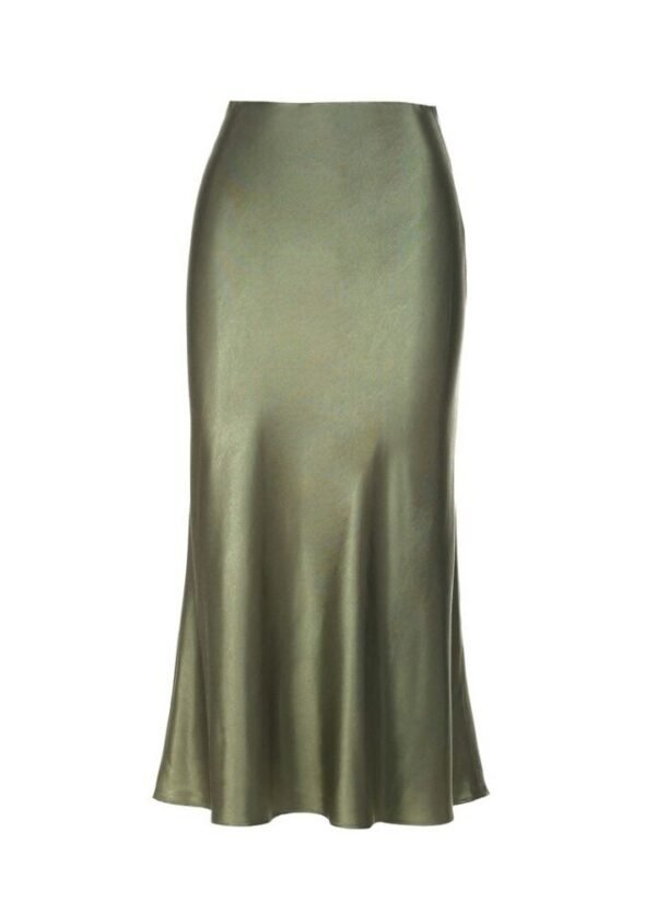satain silk skirt