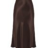 satain silk skirt