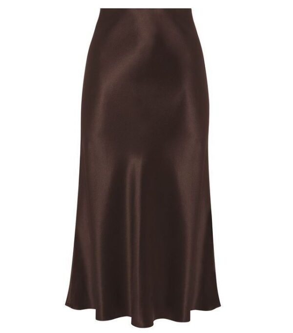 satain silk skirt